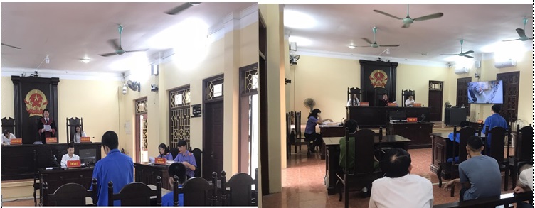 Viện kiểm sát nhân dân huyện Văn Giang phối hợp với Tòa án nhân dân huyện Văn Giang tổ chức phiên tòa rút kinh nghiệm xét xử vụ án Bắt, giữ người trái pháp luật và Đe doạ giết người.