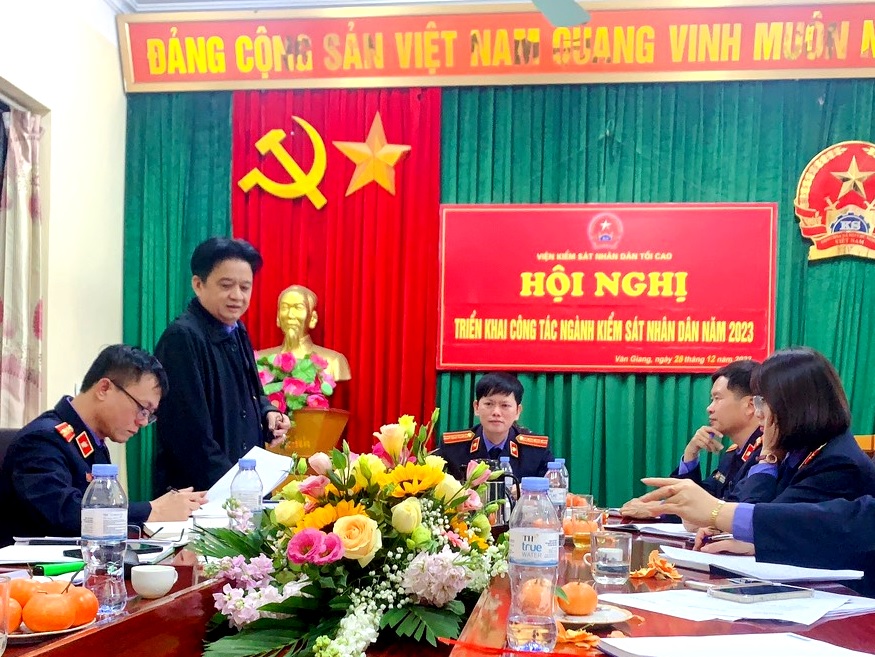 Viện kiểm sát nhân dân huyện Văn Giang tổng kết công tác năm 2022 
