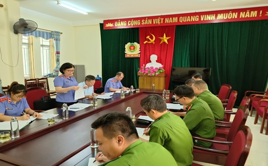 Viện kiểm sát nhân dân tỉnh Hưng Yên trực tiếp kiểm sát tại Trại tạm giam Công an tỉnh 
