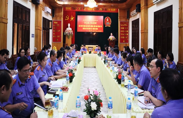 Viện KSND tỉnh Hưng Yên tổ chức tọa đàm về công tác kiểm sát Dân sự - Hành chính