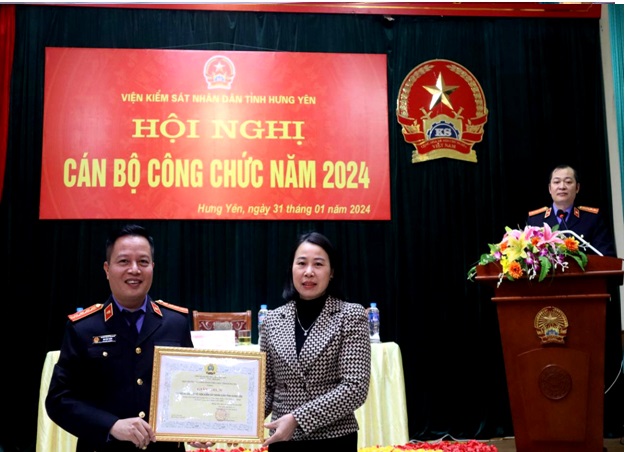 Viện kiểm sát nhân dân tỉnh Hưng Yên tổ chức Hội nghị cán bộ công chức năm 2024 