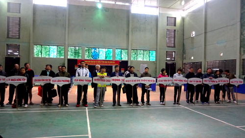 VKSND tỉnh Hưng Yên tham gia Giải bóng bàn cán bộ lãnh đạo và quản lý tỉnh Hưng Yên năm 2016