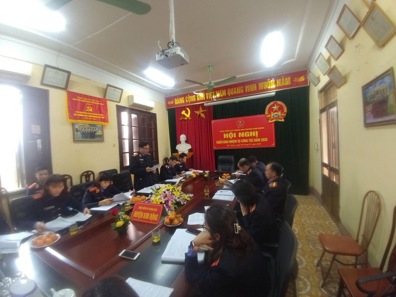 Viện kiểm sát nhân dân huyện Kim Động tổ chức Hội nghị triển khai công tác năm 2020