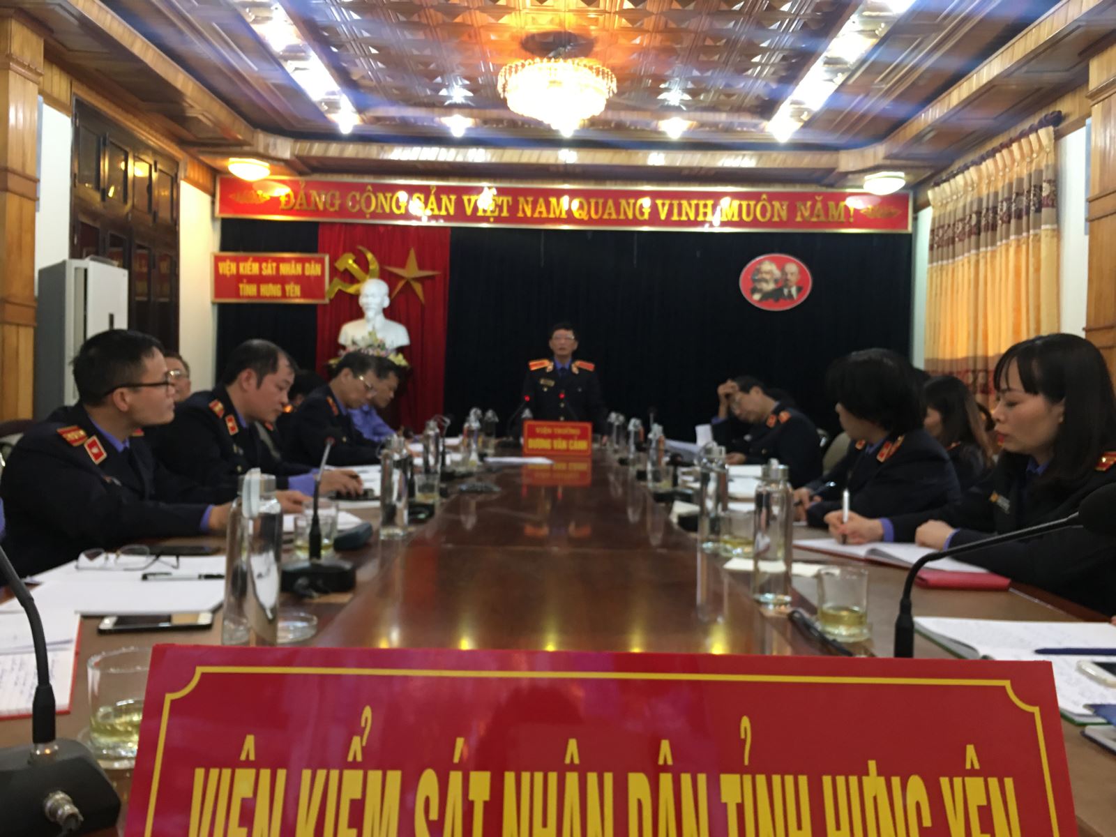 Viện KSND tỉnh Hưng Yên tổ chức giao ban  hai cấp tháng 11 năm 2020