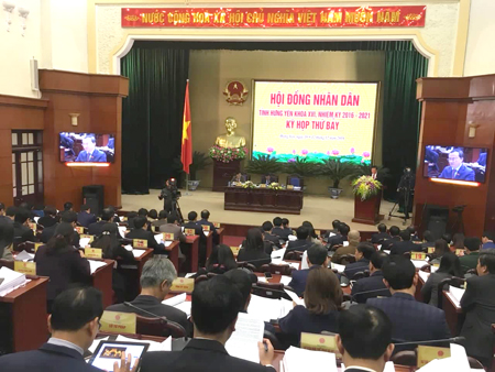 Sáng nay, HĐND tỉnh Hưng Yên khóa XVI khai mạc kỳ họp thứ bảy