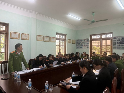 Liên ngành Công an - Viện kiểm sát - Tòa án nhân dân khu vực 5, tỉnh Hưng Yên tổ chức họp liên ngành giải quyết một số vụ án hình sự phức tạp