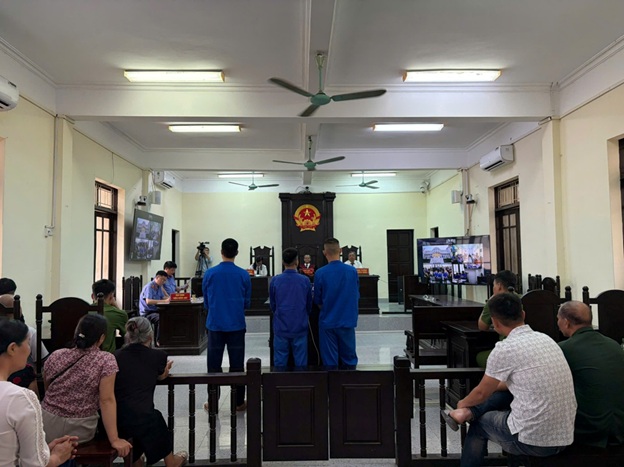 Viện kiểm sát nhân dân Khu vực 1 phối hợp với Tòa án nhân dân Khu vực 1  tổ chức phiên tòa rút kinh nghiệm trực tuyến hai cấp