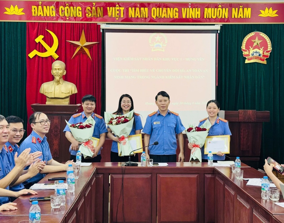 VIỆN KSND KHU VỰC 1 - HƯNG YÊN TỔ CHỨC CUỘC THI TÌM HIỂU AN TOÀN, AN NINH MẠNG