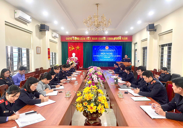 Viện kiểm sát nhân dân khu vực 8, tỉnh Hưng Yên tổ chức Hội nghị công chức, người lao động năm 2026