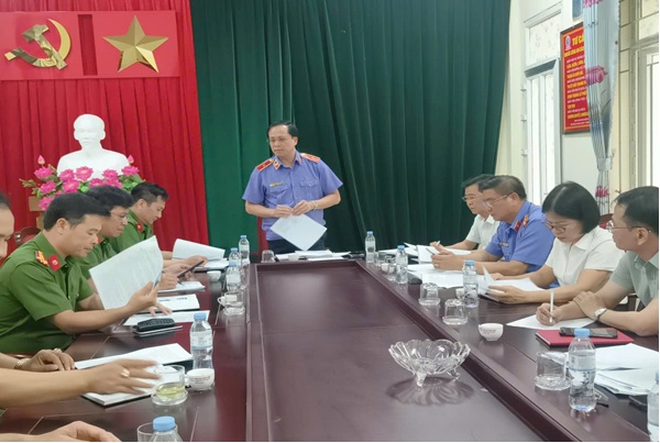 Liên ngành Công an, Viện kiểm sát nhân dân, Tòa án nhân dân tỉnh Hưng Yên kiểm tra, đánh giá thực trạng công tác quản lý, tạm giam người bị kết án tử hình tại Trại tạm giam số 1 Công an tỉnh Hưng Yên 