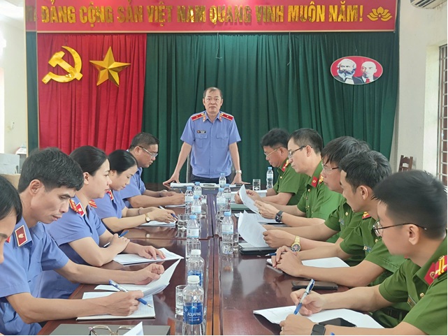 Viện KSND tỉnh Hưng Yên công bố Quyết định trực tiếp kiểm sát tại Cơ quan Thi hành án hình sự Công an tỉnh Hưng Yên