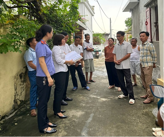 VKSND khu vực 7 (Hưng Yên) kiểm sát việc xem xét, thẩm định tài sản tranh chấp trong vụ án dân sự