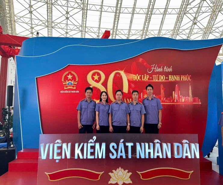 Viện kiểm sát nhân dân khu vực 5, tỉnh Hưng Yên dự Triển lãm “80 năm Hành trình Độc lập - Tự do - Hạnh phúc”