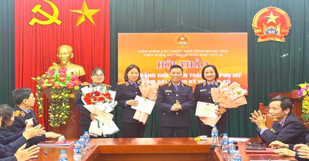 VIỆN KIỂM SÁT NHÂN DÂN KHU VỰC 3 – TỈNH HƯNG YÊN TỔ CHỨC HỘI THẢO “BÌNH ĐẲNG GIỚI VÀ AN TOÀN CHO PHỤ NỮ, TRẺ EM GÁI TRONG KỶ NGUYÊN SỐ”