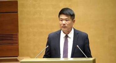 Viện trưởng VKSND tối cao Nguyễn Huy Tiến báo cáo tại Kỳ họp thứ 10, Quốc hội khoá XV