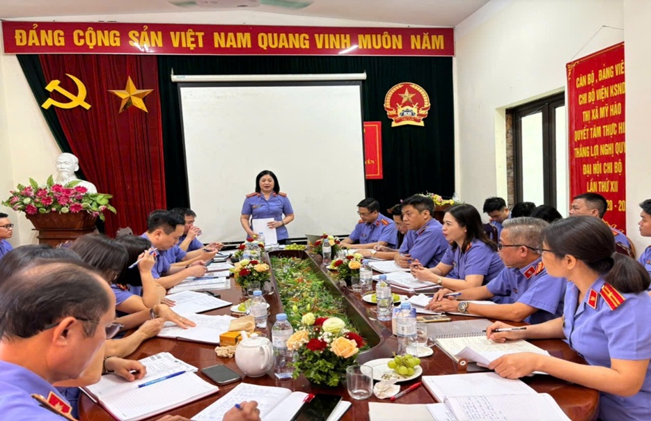 VIỆN KIỂM SÁT NHÂN DÂN KHU VỰC 2 -HƯNG YÊN TỔ CHỨC HỘI NGHỊ TỔNG KẾT CÔNG TÁC KIỂM SÁT NĂM 2025