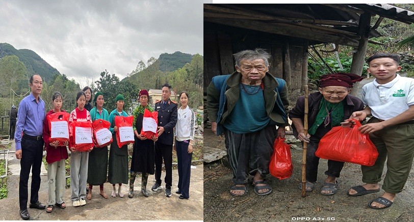 Viện kiểm sát nhân dân Khu vực 2 - Hưng Yên tổ chức hoạt động thiện nguyện tại 02 xã thuộc tỉnh Tuyên Quang