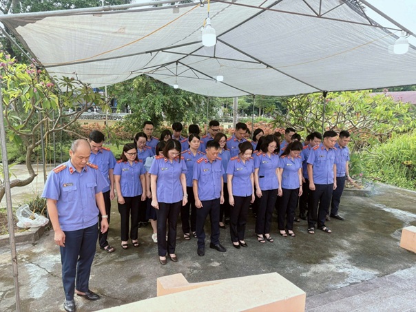 VIỆN KIỂM SÁT NHÂN DÂN KHU VỰC 4 – HƯNG YÊN TỔ CHỨC CÁC HOẠT ĐỘNG TRI ÂN HƯỚNG TỚI KỶ NIỆM 79 NĂM NGÀY THƯƠNG BINH - LIỆT SĨ 27/7