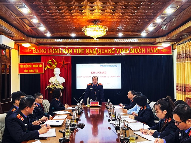 Viện kiểm sát nhân dân tỉnh Hưng Yên tổ chức Hội nghị tập huấn nghiệp vụ chuyên sâu năm 2025