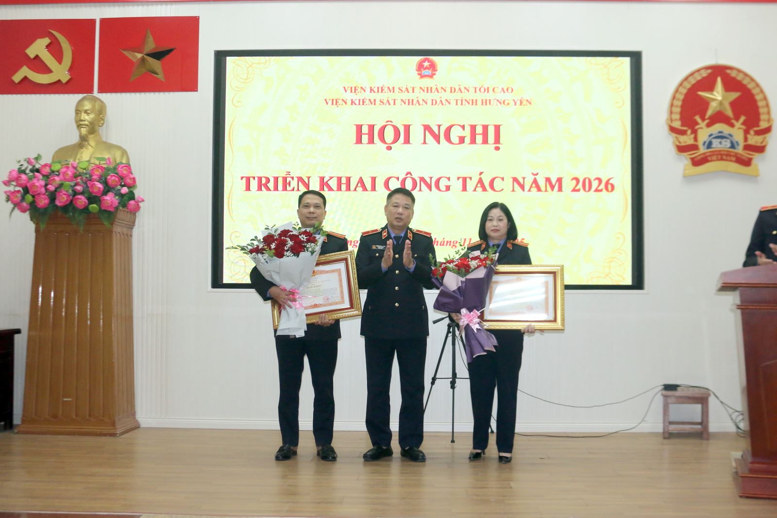 Viện kiểm sát nhân dân tỉnh Hưng Yên tổ chức Hội nghị tổng kết công tác năm 2025 và triển khai công tác năm 2026