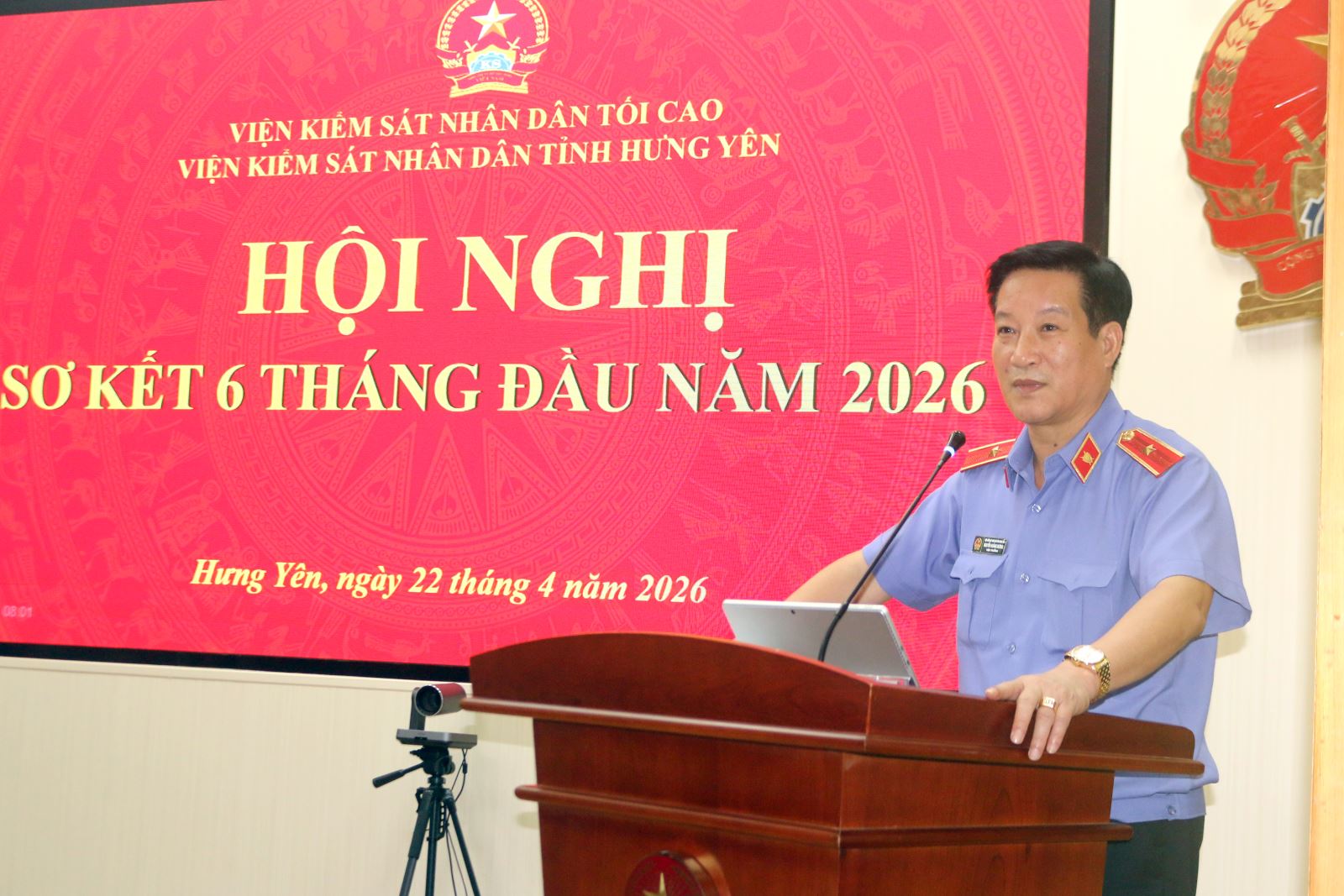 Viện kiểm sát nhân dân tỉnh Hưng Yên tổ chức Hội nghị sơ kết công tác 6 tháng đầu năm 2025