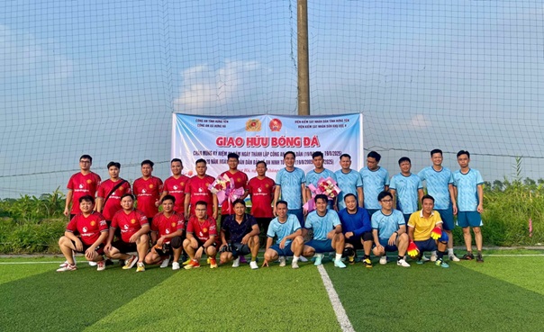 VKSND khu vực 8, tỉnh Hưng Yên: Giao lưu thể thao chào mừng Kỷ niệm 80 năm Ngày Cách mạng tháng Tám và Quốc khánh 02/9