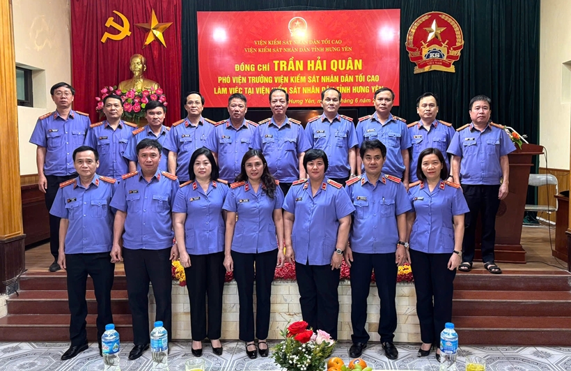 VKSND tối cao kiểm tra việc sắp xếp tổ chức, tinh gọn bộ máy tại VKSND tỉnh Hưng Yên