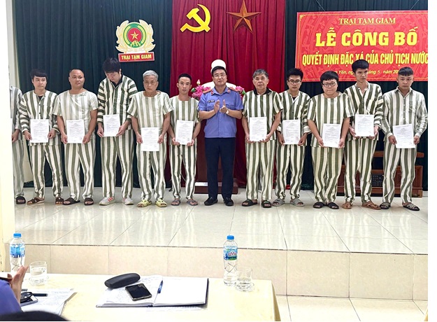 Viện KSND tỉnh Hưng Yên tham dự buổi  Lễ công bố Quyết định đặc xá năm 2025 của Chủ tịch nước 