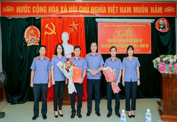 Thành lập chi bộ Viện KSND Khu vực 6 – dấu mốc quan trọng trong công tác xây dựng Đảng và nâng cao hiệu quả công tác kiểm sát