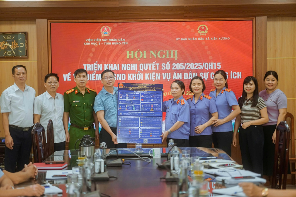 VIỆN KSND KHU VỰC 6 TỔ CHỨC HỘI NGHỊ TRIỂN KHAI, TUYÊN TRUYỀN NGHỊ QUYẾT SỐ 205/2025/QH15 