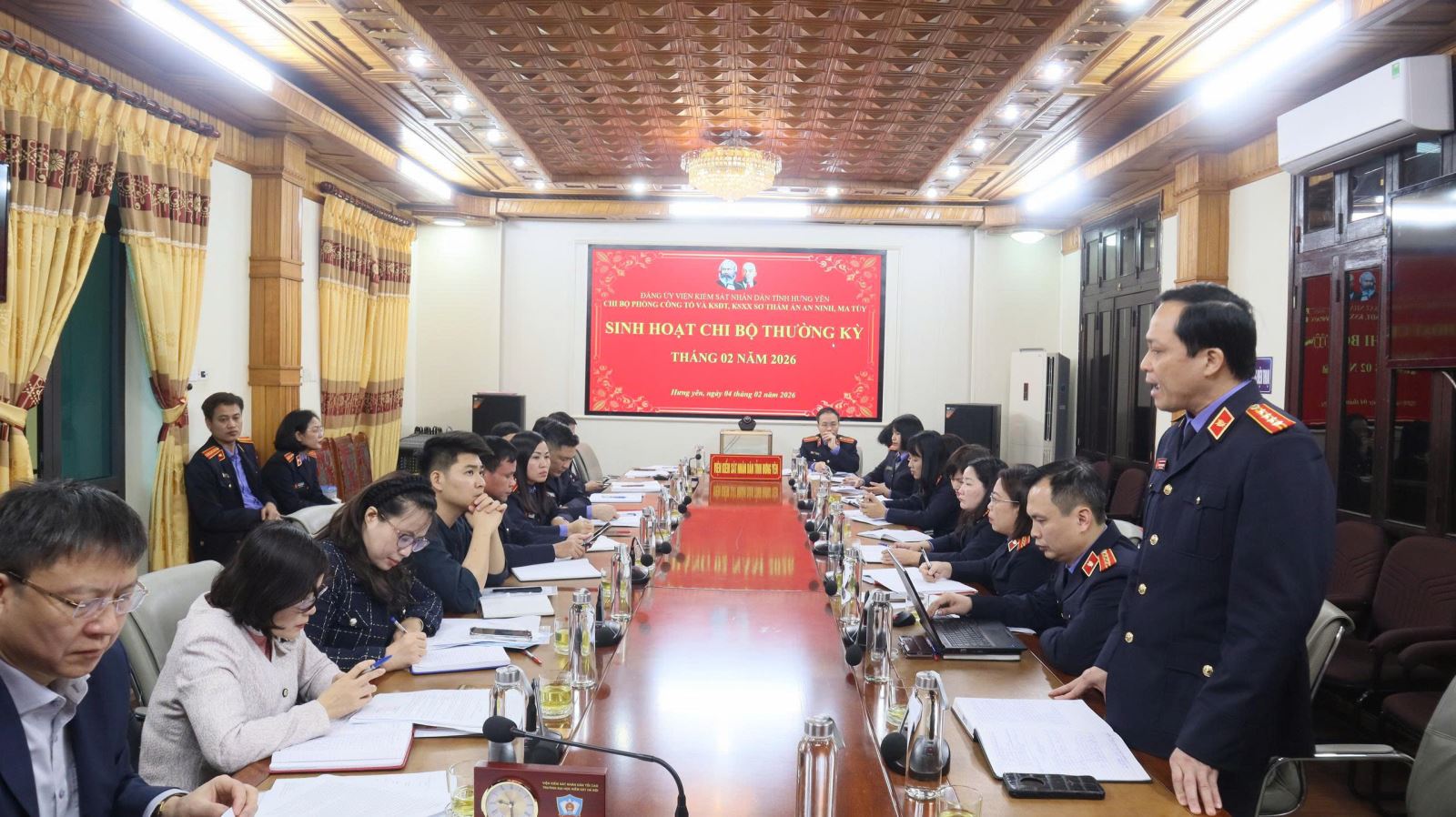 CHI BỘ PHÒNG 1 SINH HOẠT THƯỜNG KỲ THÁNG 2/2026 