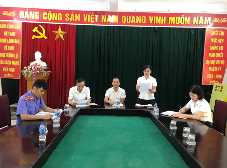 Viện KSND huyện Tiên Lữ, tỉnh Hưng Yên tham gia phiên họp xét đề nghị buộc chấp hành hình phạt tù của Bản án đã cho hưởng án treo đối với bị án vi phạm nghĩa vụ chấp hành án.