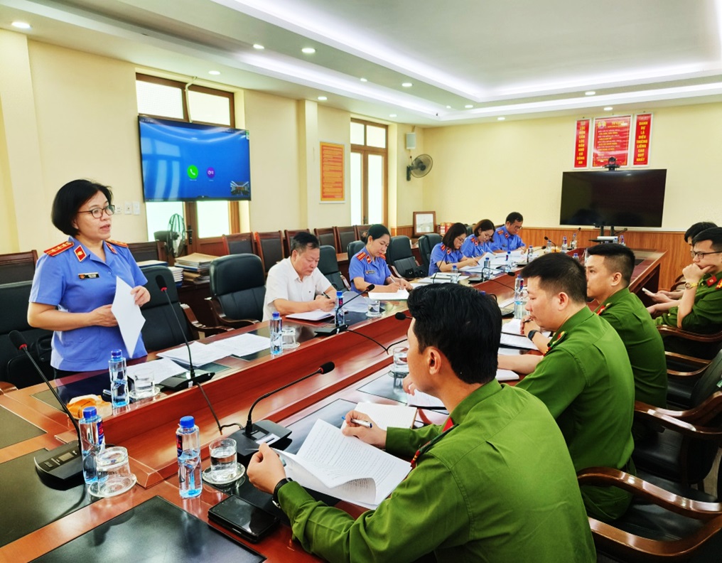 VKSND tỉnh Hưng Yên: Trực tiếp kiểm sát việc tạm giữ, tạm giam và thi hành án hình sự tại Nhà tạm giữ và Cơ quan thi hành án hình sự Công an huyện Yên Mỹ