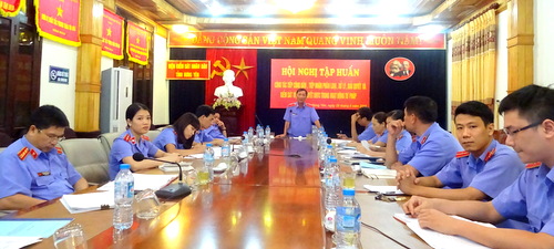 Viện KSND tỉnh Hưng Yên tổ chức tập huấn công tác tiếp dân, tiếp nhận, phân loại, xử lý, giải quyết và kiểm sát việc giải quyết khiếu nại, tố cáo trong hoạt động tư pháp