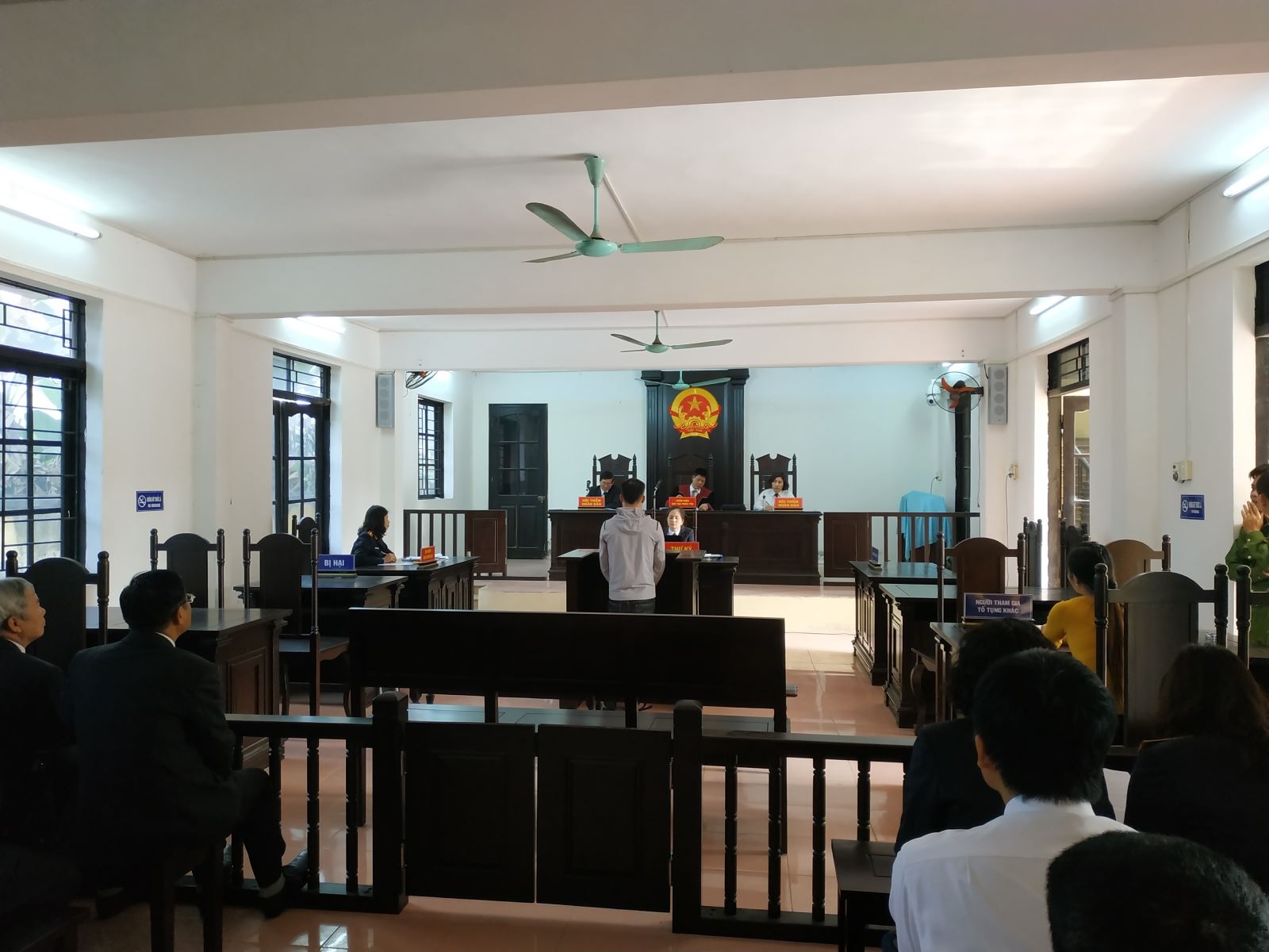 Viện KSND huyện Mỹ Hào tổ chức phiên tòa rút kinh nghiệm