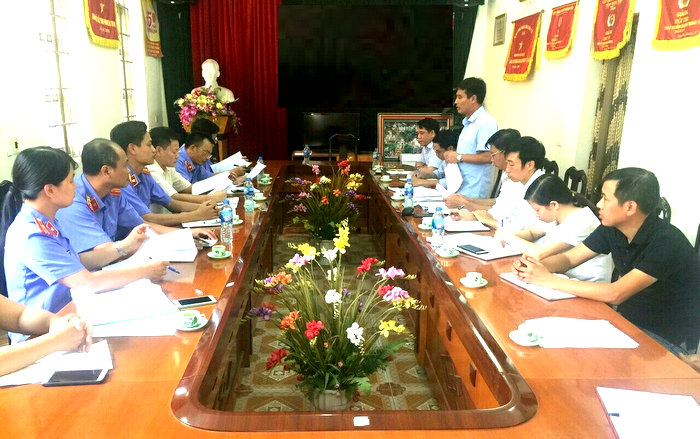 Viện KSND tỉnh Hưng Yên trực tiếp kiểm sát tại Chi cục Thi hành án dân sự huyện Văn Lâm