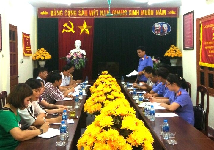 Công bố Quyết định trực tiếp kiểm sát  hoạt động thi hành án dân sự tại Cục thi hành án dân sự tỉnh Hưng Yên