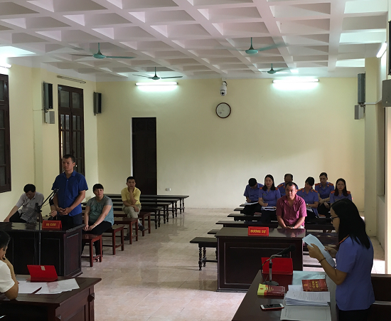 Viện KSND huyện Văn Lâm tổ chức phiên tòa rút kinh nghiệm nội bộ